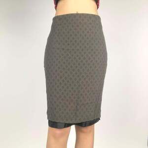 Jones New York Women's Khaki and Black Skirt